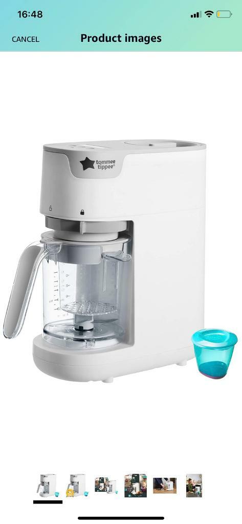 tommee tippee steamer baby food maker white
